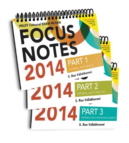 Wiley CIAexcel Focus Notes 2014: Complete Set (Wiley CIA Exam Review Series)