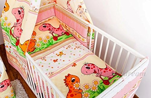 3 pieces ensemble de literie pour bébés 120x90 cm. 100% coton