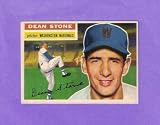 Dean Stone 1956 Topps Baseball (Near-Mint and Clean) (Washington Nationals)