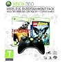 Xbox 360 Wireless Entertainment Pack (includes Xbox 360 Wireless Controller Black and Two Xbox 360 Games - Pure and Lego Batman)