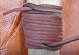 Lace Lacing Leather Topgrain Latigo Chocolate Brown 10 Feet Long 1 Piece