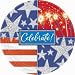 Star Spangled Banner Prismatic Lunch Plates 8ct