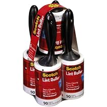 ScotchTM 3M Jumbo 90 Sheet Lint Rollers - 5pk (a total of 450 sheets)