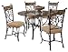 Kitchen & Housewares : Hillsdale Pompei 5-Piece Dining Set with Side Chairs