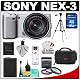 Sony Alpha NEX-3 Digital Camera Body & E 18-55mm OSS Compact Interchangeable Lens  with 16GB Card + Battery + Case + Tripod + Accessory Kit img