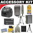 Deluxe DB ROTH Accessory Kit For The Sony DCR-SR42, SR45, SR46, SR47, SR62, SR65, SR67, SR82, SR85,