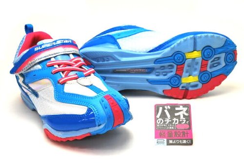 スーパースター バネのチカラ 子供 ジュニア スニーカー 軽量 ベルクロ SS J2873
