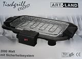 Tischgrill / Barbeque von Art-Land BQS-A1 2000Watt mit Sicherheitssystem