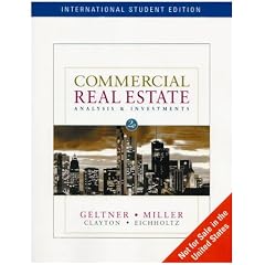 Commercial Real Estate Analysis and Investments, International Edition (with CD-ROM)