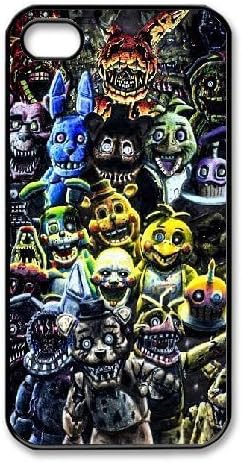 iPhone 4 4s Cell Phone Case Black Five nights at Freddy's Custom DSANJIKBH7134