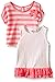 Little Lass Baby and Girls' 3 PC Capri Set Stripe Lace
