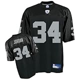 LaMont Jordan #34 Oakland Raiders NFL Replica Player Jersey (Team Color)