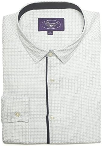 Bestall Men's Long Sleeve Adriel Dress Shirt, XX-Large, Green