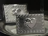 Heart Design Compact Mirror Favors (Set of 12) - Baby Shower Gifts & Wedding Favors