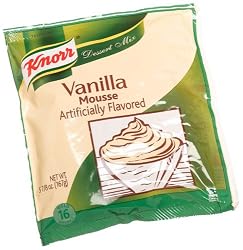 Knorr Vanilla Mousse Dessert Mix, 5.875-Ounce Pouches (Pack of 5)