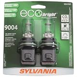 Sylvania 9004 EB/2 HB1 BP 12 TWIN EcoBright Headlight, Pack of 2