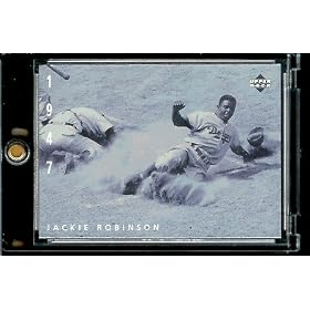 1994 Upper Deck The American Epic # 50 Jackie Robinson Brooklyn Dodgers Baseball Card 1994 Upper Deck The American Epic # 50 Jackie Robinson Brooklyn Dodgers Baseball Card