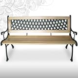 Jago - Banc bancs mobilier décoration de jardin design croix(GRTB01-1)