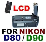 Neewer LCD Battery Grip B6S for NIKON D80 D90 MBD80 EN-EL3E