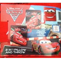 Disney Pixar Cars 2 Ka Ciao 2 in 1 Pillow and Throw