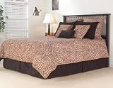 10 pc Full Size Bedding Bed in a Bag Set - Southern Textiles Jaguar Onyx Cozy Kids Premium Pack
