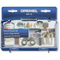 Dremel 687-01 52-Piece General Purpose Rotary Tool Accessory Kit  With Case