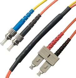 2M ST/SC Mode Conditioning Fiber Optic Cable (9/125-62.5/125)