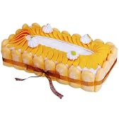 ロイヤル スィーツカフェティッシュBOX・ピーチのシャルロット