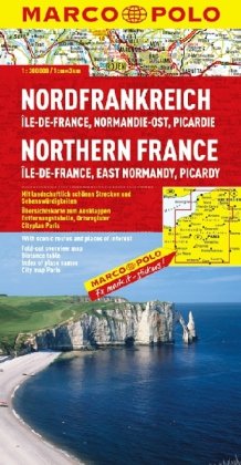 MAIRDUMONT, Ostfildern Frankreich. 1:300000: MARCO POLO Karte Nordfrankreich, Ile-de-France, Normandie-Ost, Picardie: TEIL 1