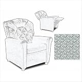 Seven Button Gelato Dog Crypton Super Fabric Kids' Recliner Chair