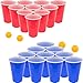 Fairly Odd Novelties FON-10253 Beer Pong Drinking Game Set - 22 Cups 4 Ping Pong Balls