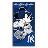 New York Yankees MLB Emblem Fiber Reactive Beach Towel