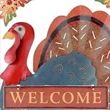 Welcome Sign Large - Thanksgiving Turkey (12 x 19) by Regal Gift
