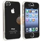Clear Crystal Compatible With Apple Iphone 4 Premium Case Cover