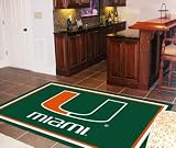 Miami Hurricanes New Area Rug Carpet 5x8