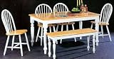 Country Farmhouse 6 Piece Dining Set By Coaster Furniture