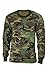 Rothco Kids Long Sleeve Camo T-Shirt (US, Alpha, X-Small, Regular, Woodland Camo)
