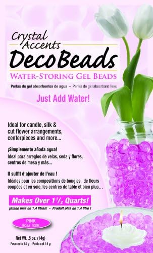 Deco Beads DB-K Pink 1/2-Ounce Packet