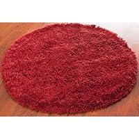Shag SG240R Solo Red Rug (4' Round)