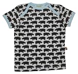 Produkt-Bild: loud + proud Unisex - Baby Hemd, Tierdruck 204, Gr. 98/104, Braun (Chocolate)