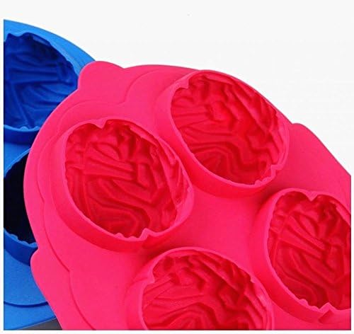 HenWa Silicone Brain Freezer Ice Cube Tray Mold Maker