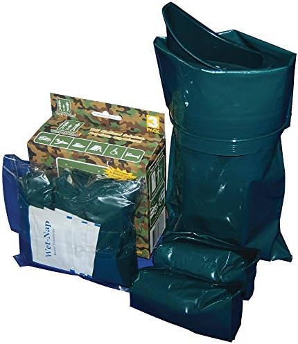 (Set of 3) Camo Travel John Unisex Urinal - Odorless Leakproof Biodegradable