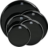 Remo Ebony Black Ambassador Resonant Bass Drumhead, 18 - inch - B0002F4MP2