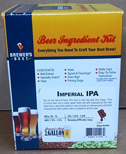 Brewer's Best One Gallon Home Brew Beer Ingredient Kit (Imperial IPA)