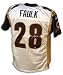 Autographed Marshall Faulk St Louis Rams Authentic Puma White Jersey