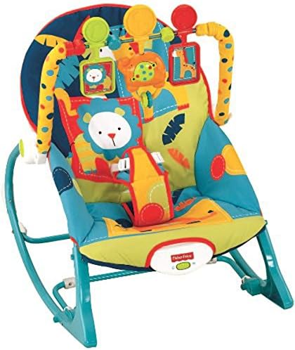 Baby Infant To Toddler Rocker, Dark Safari for Kids