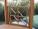 10 Foot Western Red Cedar Design Wall Panel with Exterior Stain for 10 Foot Hexagon Gazebo - RCAPG10X12DP-PS