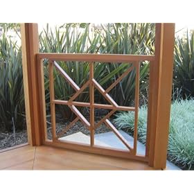 10 Foot Western Red Cedar Design Wall Panel with Exterior Stain for 10 Foot Hexagon Gazebo... by 