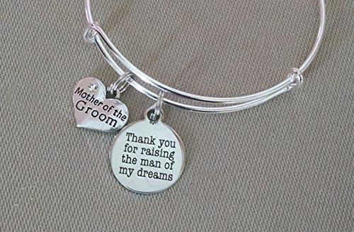 Thank You For Raising The Man Of My Dreams, Mother In Law Gift, Gift For Mother Of The Groom, Mother Of The Bride, Mother of Groom