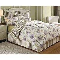 Beacon Looms Purple Poppy 18-Inch by 18-Inch Decorative Pillow, Purple